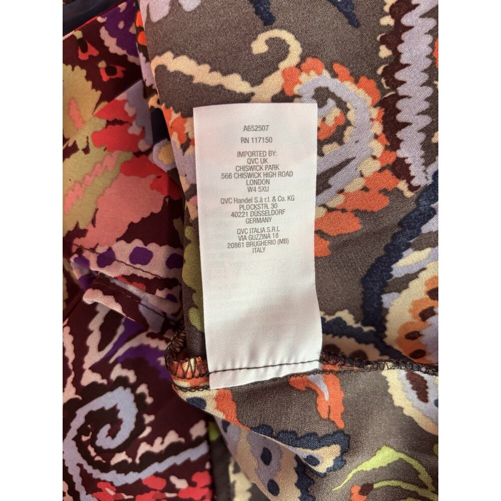 Belle Boho by Kim Gravel Women's Size MP Rustic Paisley Dress - Picture 9 of 9